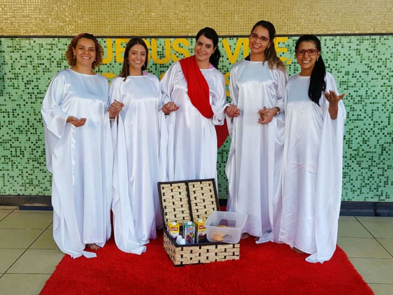 A equipe de professoras da Ed. Infantil não mediram esforços!